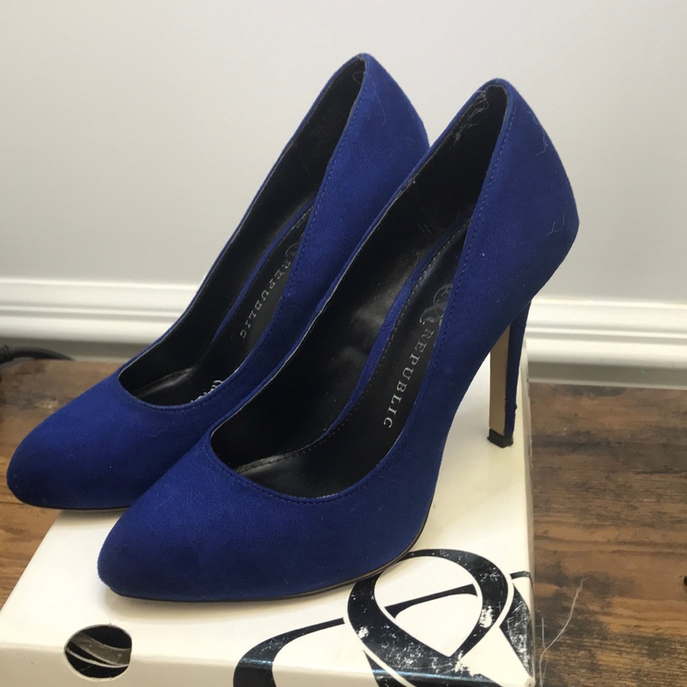 Blue heels